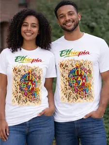 Ethiopian Alphabet Graphic Tee – Modern Habesha Style