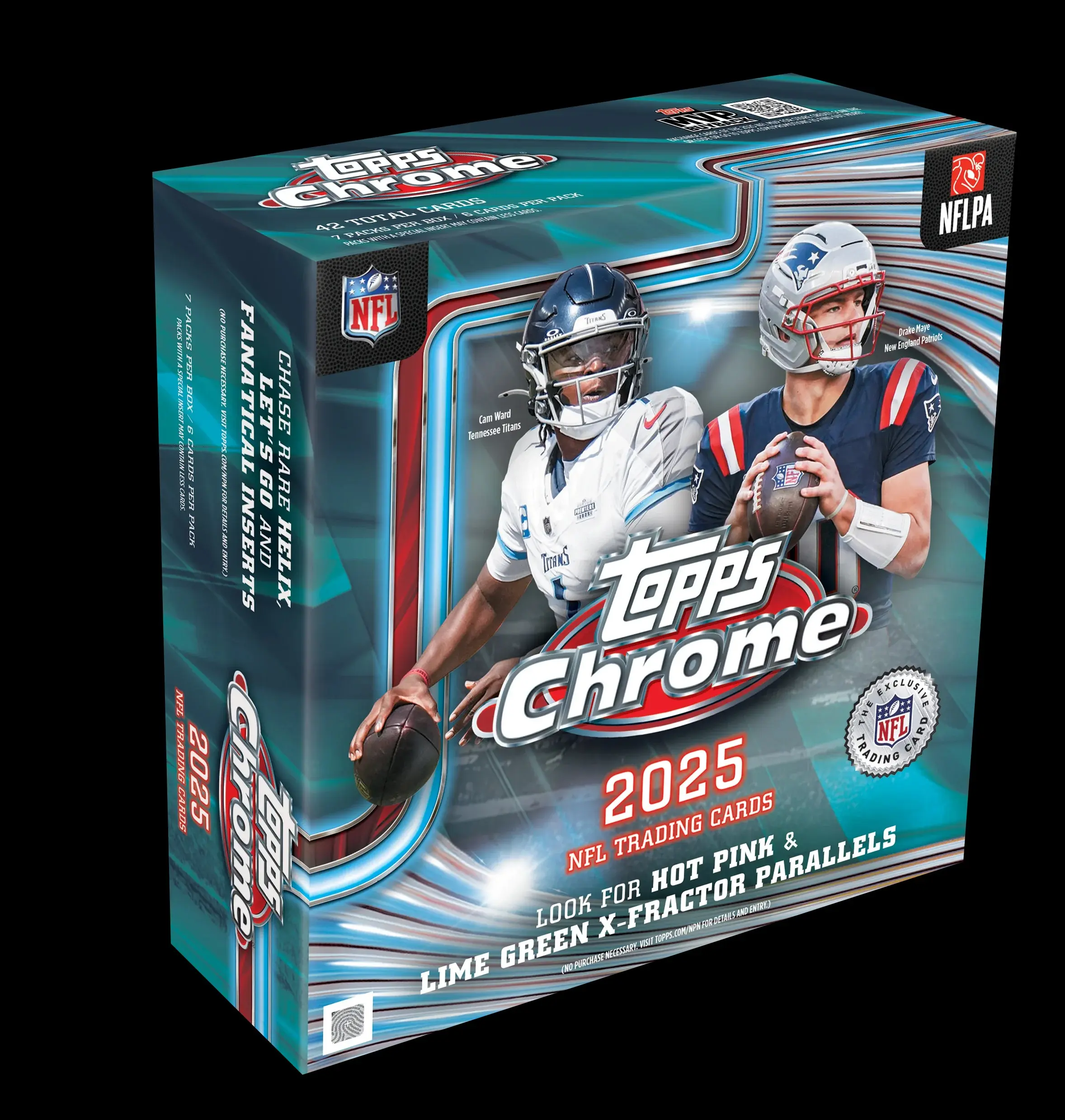 2025 Topps Chrome Football Mega Box