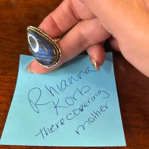 Labradorite ring