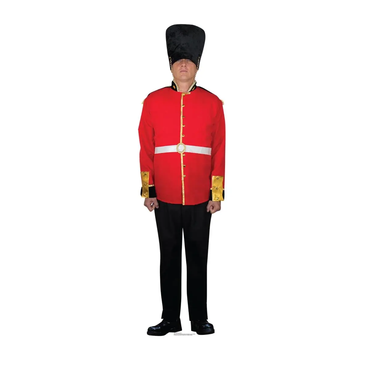 Advanced Graphics Lifesize British Royal Guard Cardboard Cutout Decor, 76x23 in. Home Decor Standup, Party Decorations for Brit-Themed Events, Lifesize Cardboard Cutout