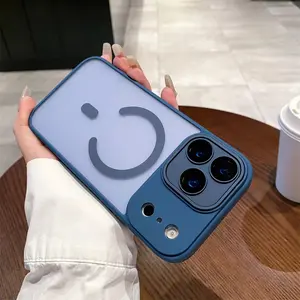 Matte Shockproof Protective Magnetic Phone Case For iPhone 17 Air 16 15 14 13 12 11 Pro Max Plus MagSafe Wireless Charge Armor Shockproof Cover Link No.5