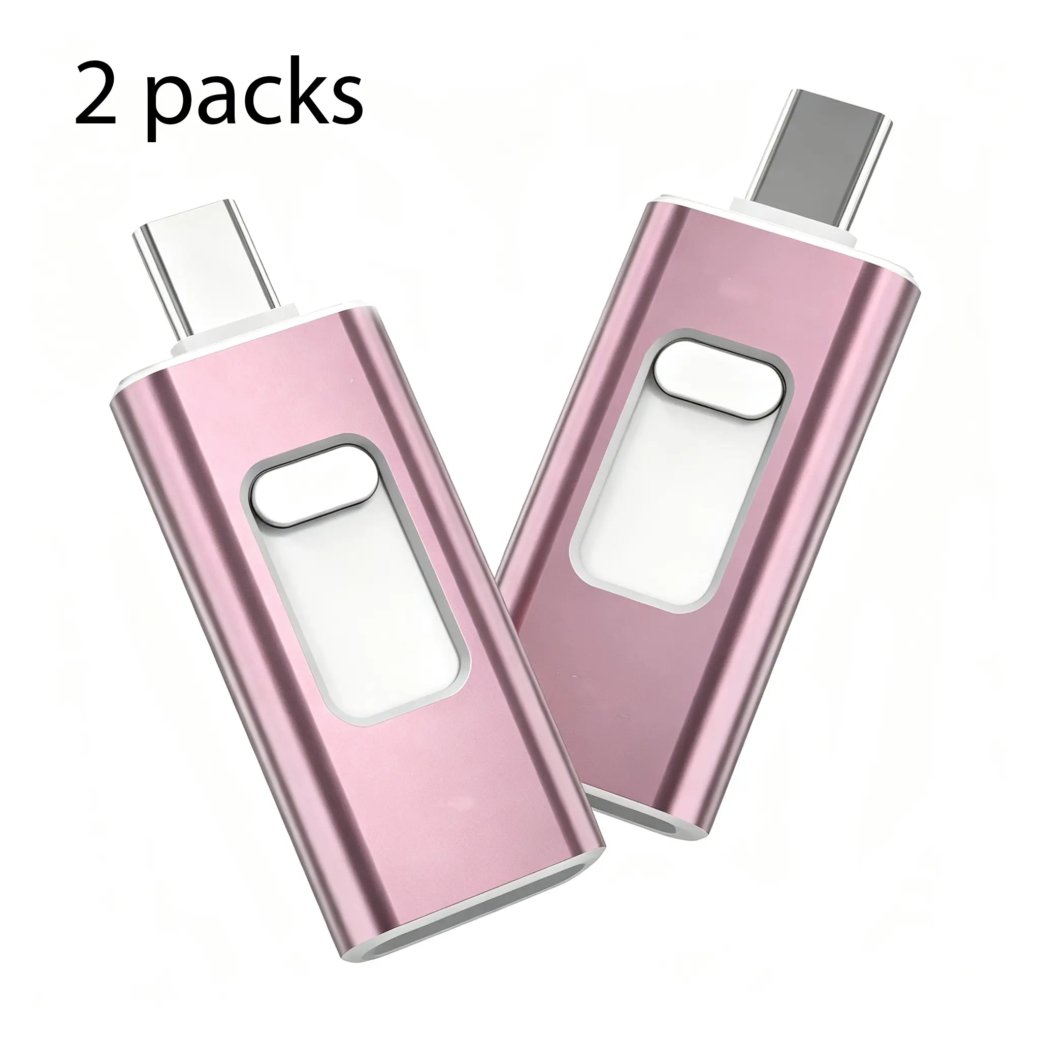 128GB OTG Flash Drive for Multidevice Users, Fast Transfer Speed, Multi-Format Compatibility for iPhone/Android/Computer (Pictures, Videos, Music)