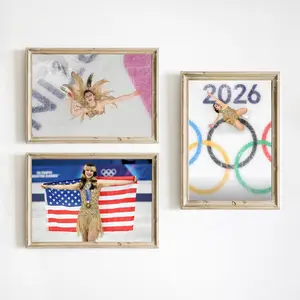 Alysa Liu For Winning Gold For USA in 2026 Winter Olympics Women’s Figure Skating, Figure Skating Sport Poster, 2026 Winter Olympics Decor Commemorative Gift