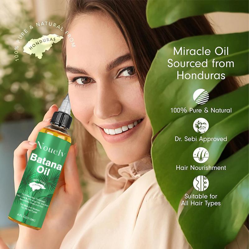 Batana Oil: Dr. Sebi Organic Raw Honduras Oil forHair care -  Pure & Natural for Thicker, Stronger Hair - 4 FL OZ Scalp Nourishment Haircare,Improve the quality of the forked hair