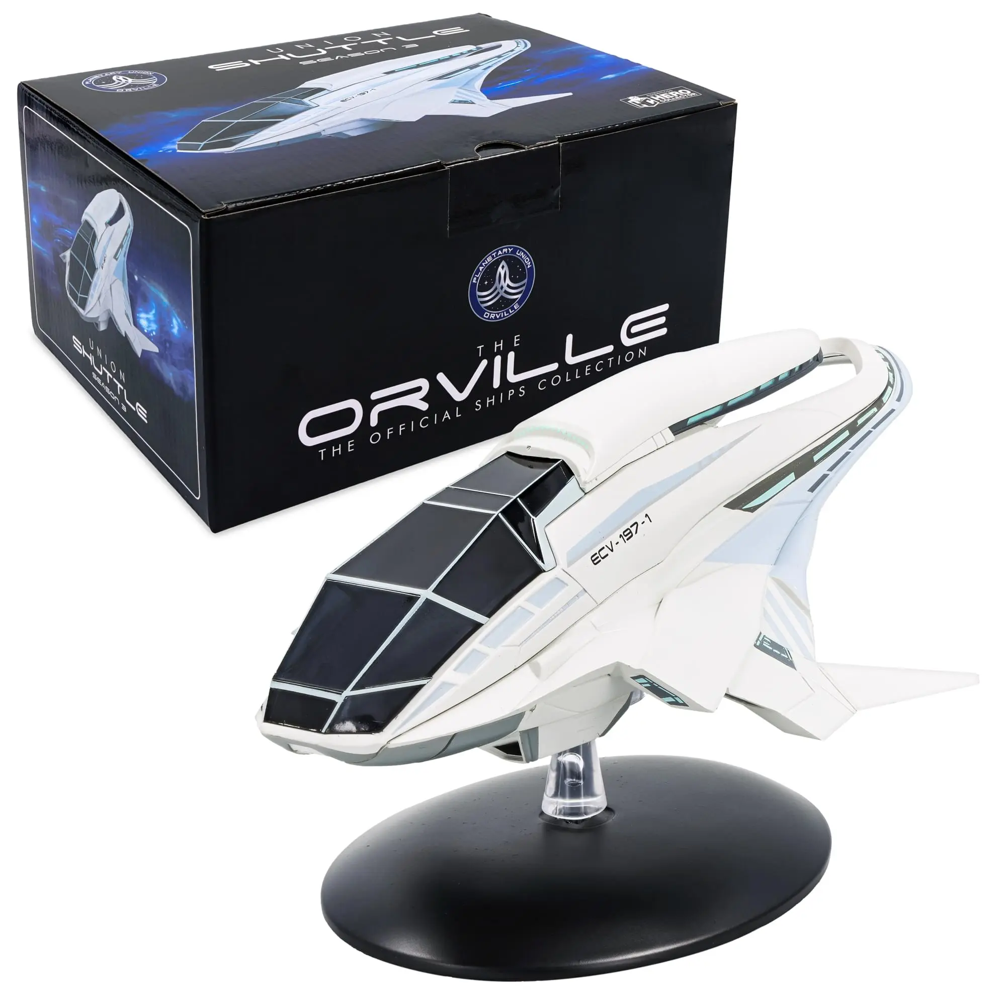 Eaglemoss The Orville Ship Replica | Union Shuttle ECV-197-1 Season 3 Version