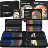 103/116/124 Pack Drawing Pencils Set, Sketching and Drawing Art Set with Colored Pencils, Sketch and Graphite Pencils in Portable Case, Drawing Supplies for educational, Adults and Artists,coloring book
