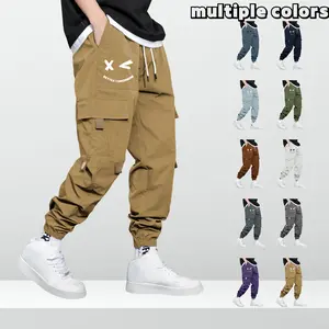 Vibrant Multi-Color Cargo Pants Set - Y2K Baggy Jogger & Urban Streetwear Essential
