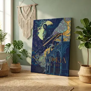 High-Quality Framed Art Print, Gothic Fantasy Artistic Poster, Unique Design Travel Souvenir, Perfect Gift for Fans, Durable and Stylish Material, Modern Home Decor, Home Decor Products