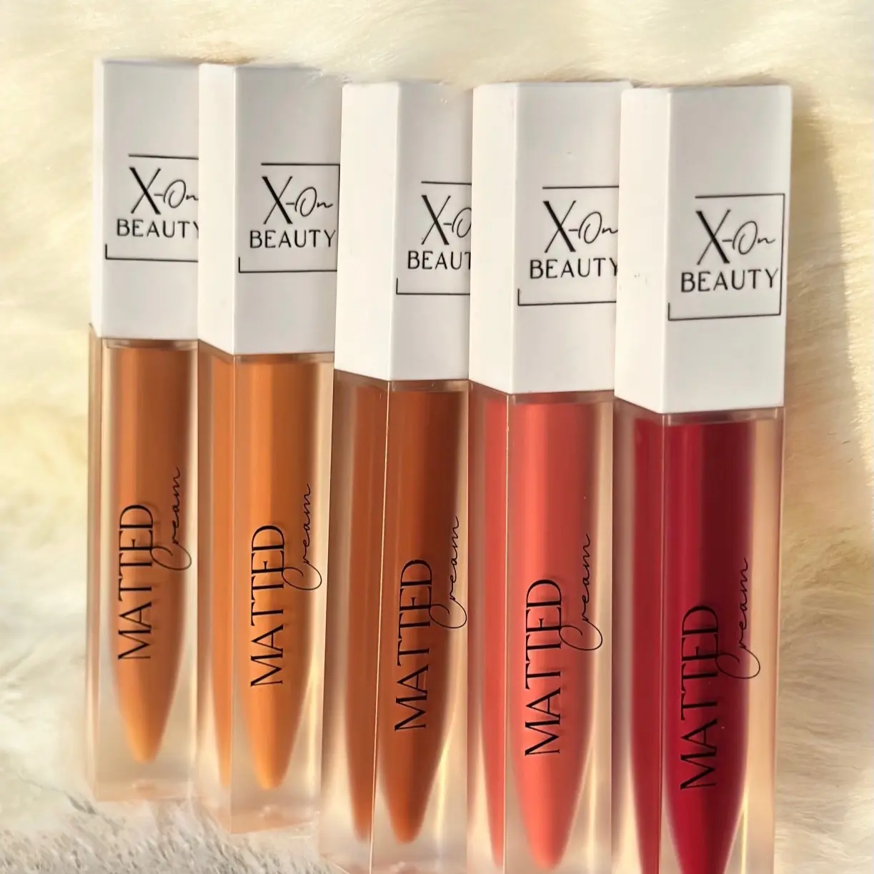 Waterproof matted cream lipstick