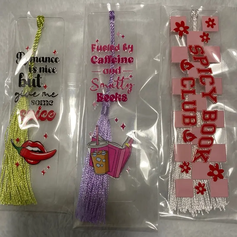 Acrylic Bookmark (LIVE CLAIM)