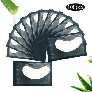 Water Gel Moisturizing Eye Patch 50/100 Sheets Bulk Pack, Eyelash Extension Isolation Lower Eye Patch, Facial Cleansing Tool