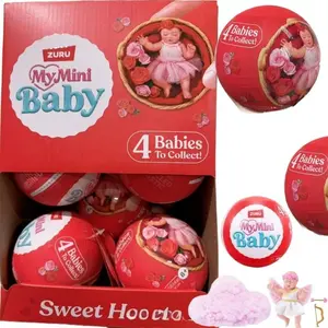 New Surprise Doll ZURU MY BABY SWEET HEARTS 4 BABIES TO COLLECT Toy Set Gifts for Girls