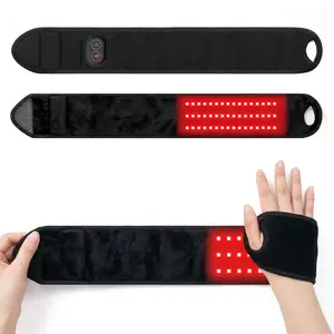 Red Light Heated Wrist Brace with Vibration Massage for Carpal Tunnel Relief