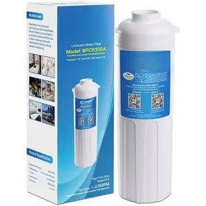 WFC5300A Under Sink Water Filter system, 3  or 22000 Gallons Ultra High Life, Replacement for  WFS5300A Under Sink  System, Removes Heavy Metals,Chlorine