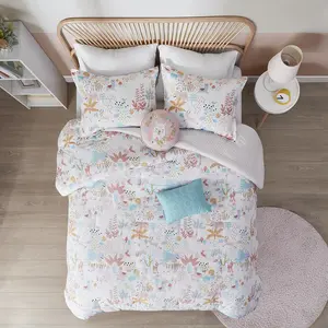 Woodland Animals Cotton Reversible Comforter Set
