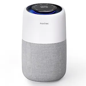 Provirtec Pet Air Purifier for Home & Bedroom, Powerful Odor Eliminator for Pet Smells, Smoke & Cooking Odors, HEPA Air Purifier with PM2.5 Sensor, Quiet Air Purifier with 365-Day Washable Filter