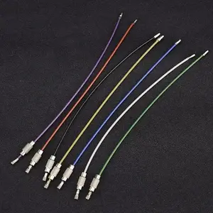 Colorful Stainless Steel Keychain Cable Screw Lock Edc Key Chain Camping Luggage Tag Outdoor Small Tool, Durable and Stylish Accessory