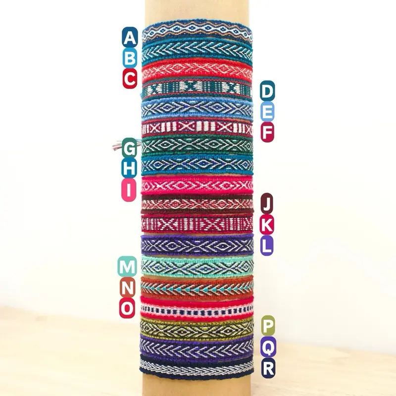 Slim Woven Bracelet, Woven Textile, Friendship Bracelet, Stacking, Anklet, Boho Jewelry
