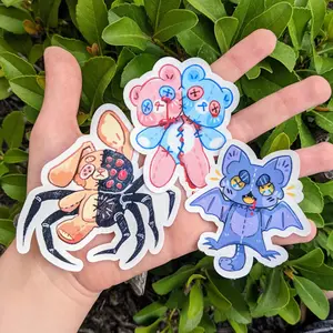 Creepy Plush Pets Stickers!