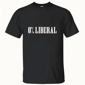 Zero Percent Liberal Cotton T-Shirt ym01
