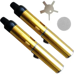 New Butane-Free, New Version Refillable & Adjustable Torch Lighter, Multi-Purpose Pen Torch (Gas Not Included)  Essential for Camping, Gatherings & Kitchen Use