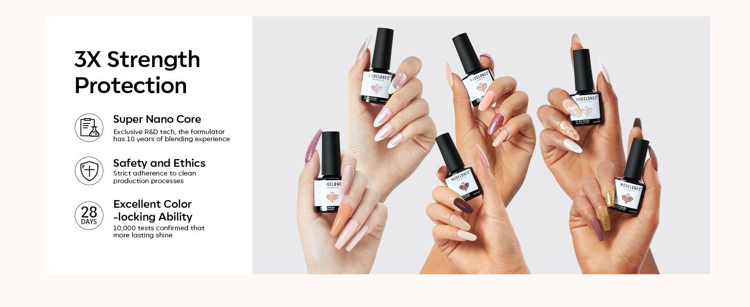 Modelones 2026 Limited Edition 6-Color Nude Gel Nail Polish Kit - Salon-Quality, 28-Day No Peel-Off, Bubble-Free, Paraben-Free, Easy Application, DIY Nail Art Set Modelones 2026 Limited Edition 6-Color Nude Gel Nail Polish Kit - Salon-Quality, 28-Day No Peel-Off, Bubble-Free, Paraben-Free, Easy Application, DIY Nail Art Set