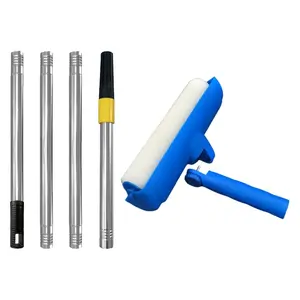 Plastic Ceiling Paint Roller with Guard Lightweight Adjustable Head