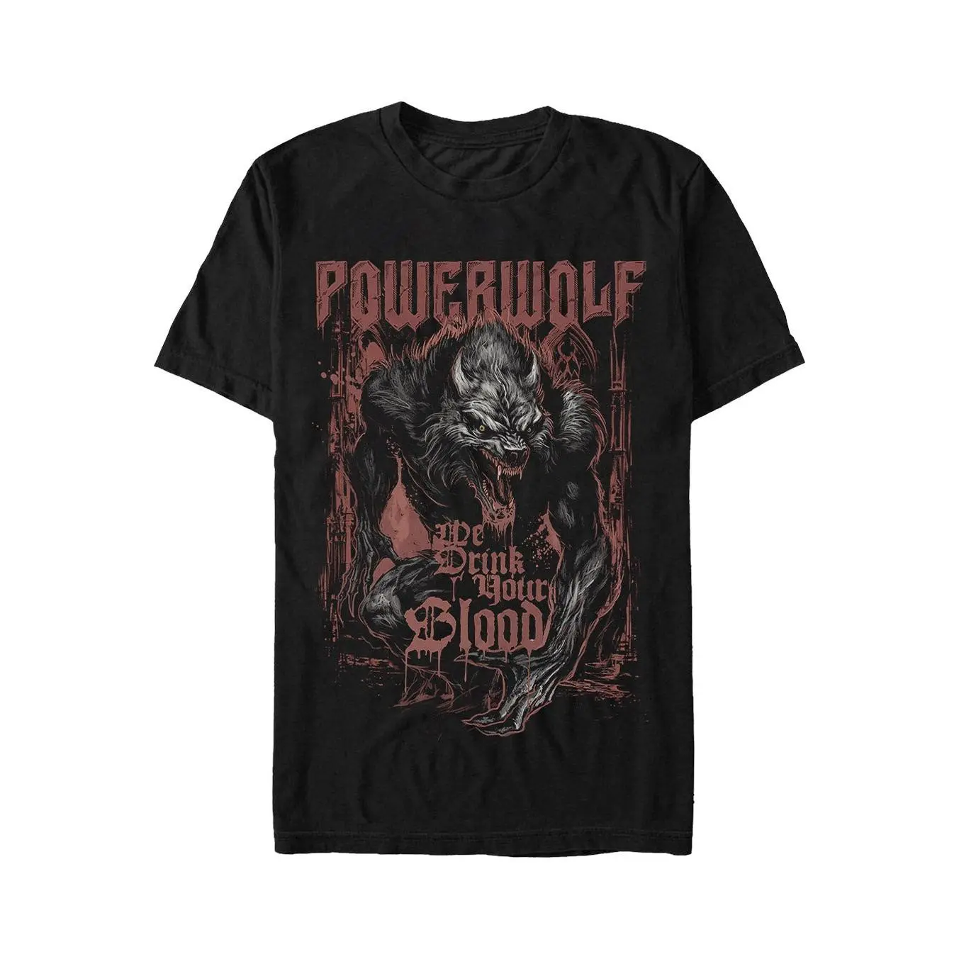 Powerwolf Heavy Metal T-Shirt, Symphonic Metal Music Shirt, Unisex Cotton Apparel