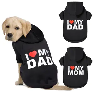 2 Pcs Dog Sweater Dog Hoodie Cold Weather Dog Coat Hooded Sweatshirt for Puppies,Cats, Small Medium Large Dogs