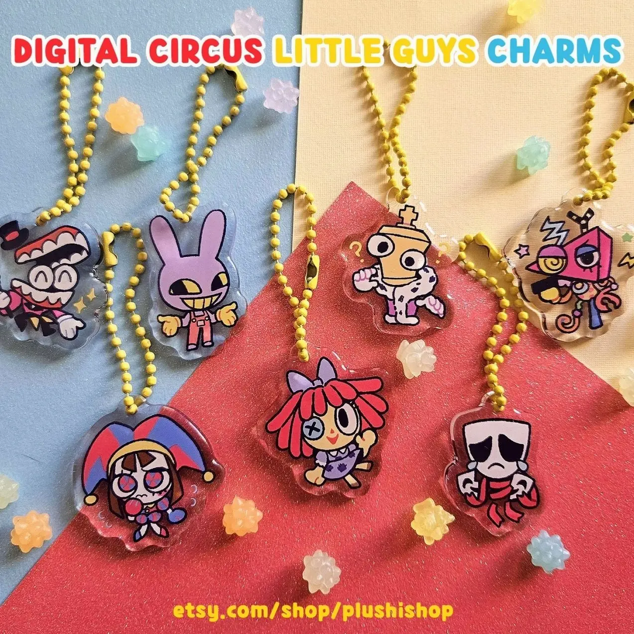 Digital Circus Little Guys Charms