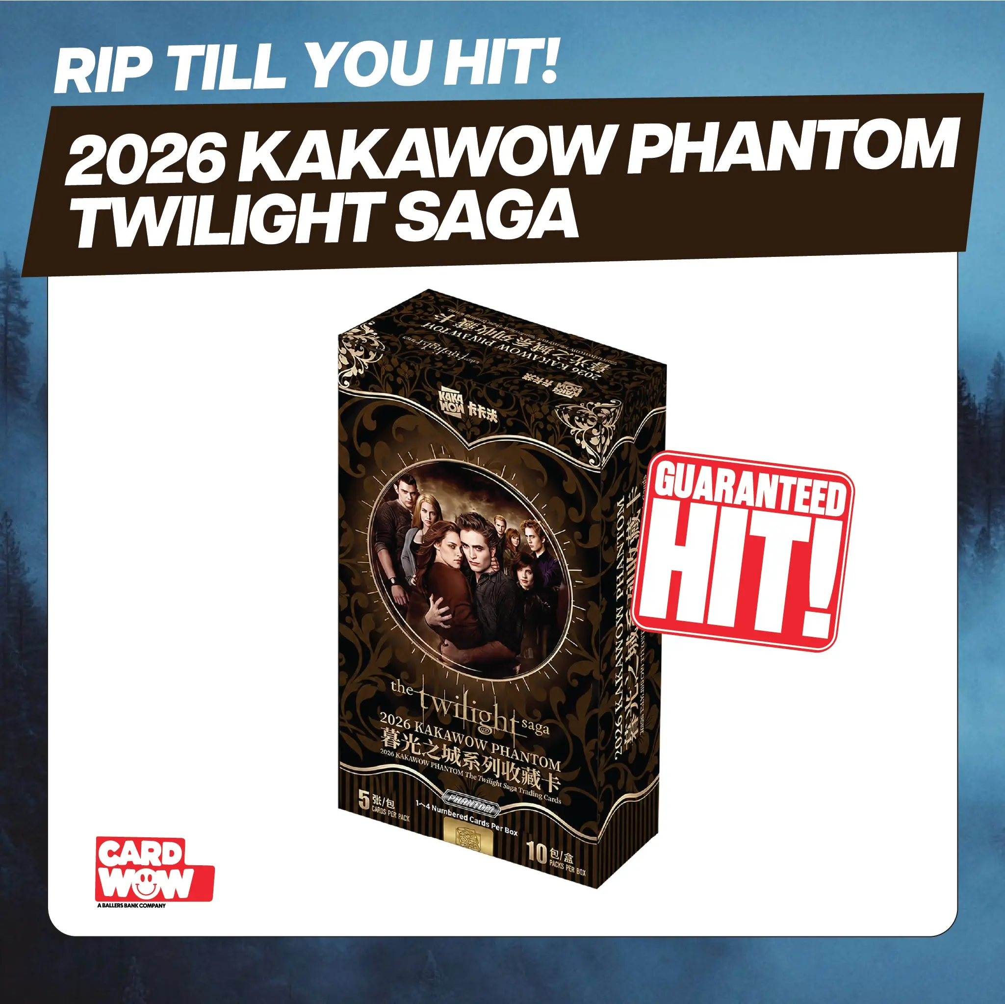 RIP TIL YOU HIT | 2026 Kakawow Phantom Twilight Saga | $54.95 Spot | Edward Bella Jacob Cullens Live