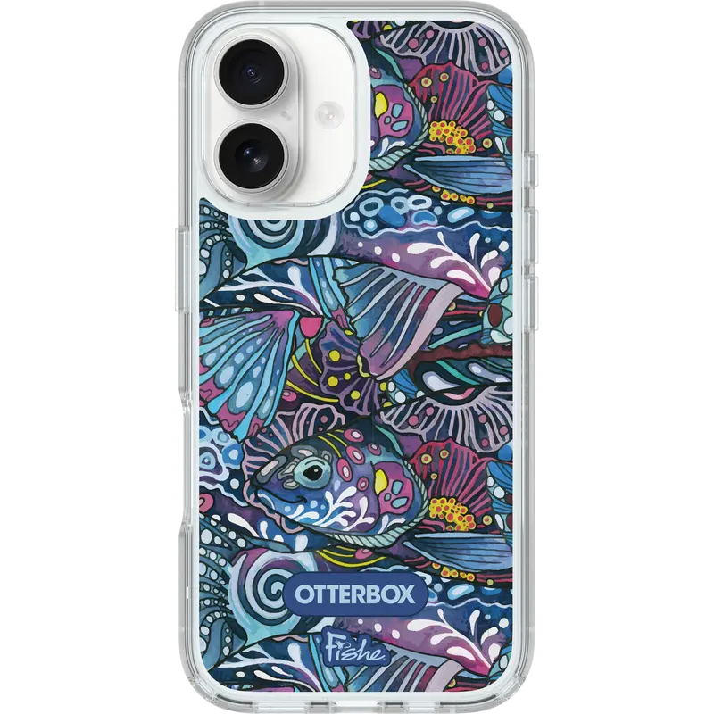 OtterBox iPhone 16 Case Symmetry Series Clear for MagSafe x Fishe