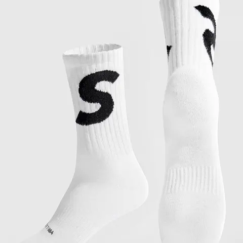 SIINSIIN Women's Cotton Athletic Crew Socks - Female Casual Closed Toe, Classic White, Breathable, Supportive, Durable, Stretchable, Maintains Freshness, Machine Washable, All Seasons, Easy to Match, All-Day Protection, Great for Gym, Running