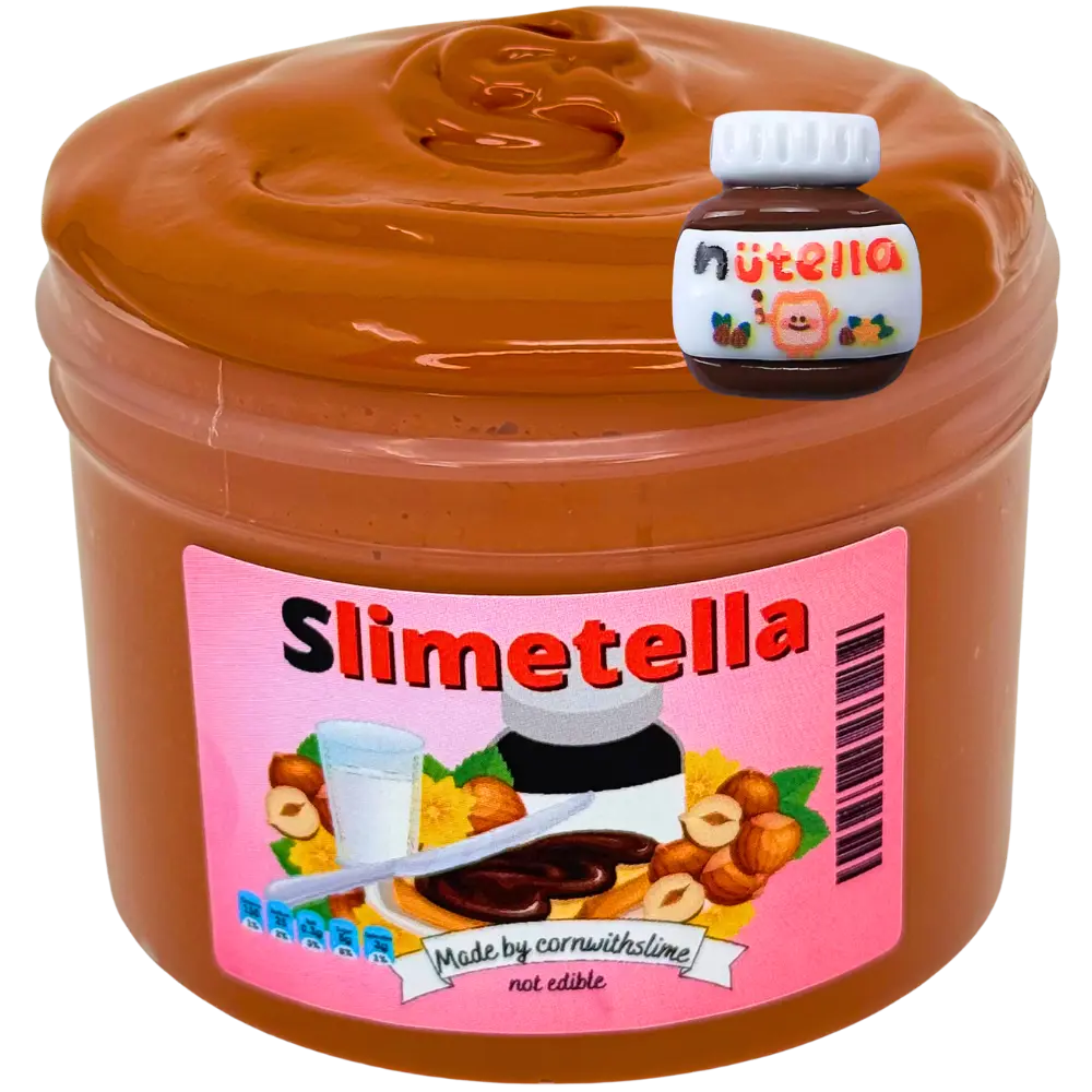 Slimetella 8oz Slime Extra Thick & Glossy Texture Scented Hazelnut Chocolate
