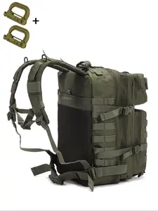 45L Multifunctional Sports Backpack Waterproof, Fits Patch Areas, Cabin, Gym, Computer Compartment, 1000D Oxford Fabric, Multi Purpose Rucksack