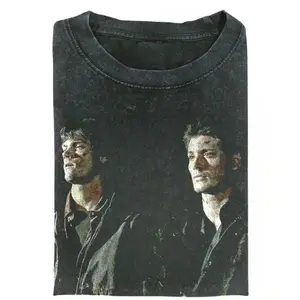 Supernatural Vintage T-Shirt, Dean and Sam Winchester Shirt, 90s Retro Graphic Tee, Horror TV Series Fan Shirt, Funny Meme Shirt, Gift For Girlfriend, Coworker Gift, Halloween Gift, Christmas Gift