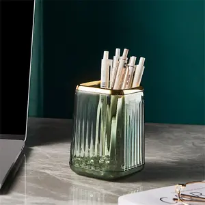 Pen Holder, 1 Count Modern Pencil Organizer Holder, Stationery Storage Holder, Desk Organizer for Home Office School, House Decor