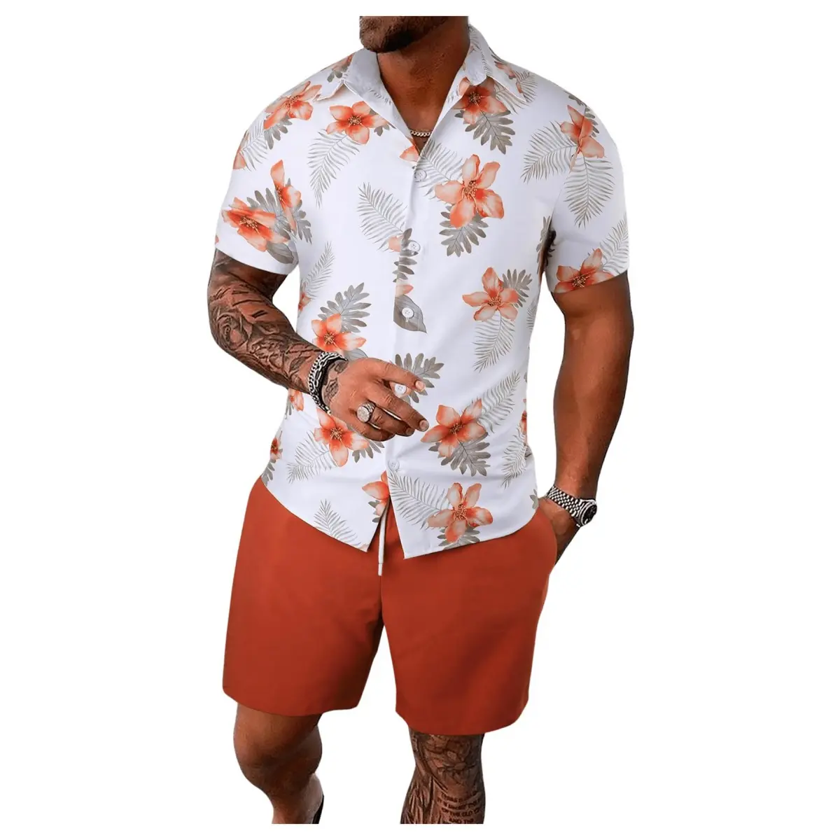 Orange Floral