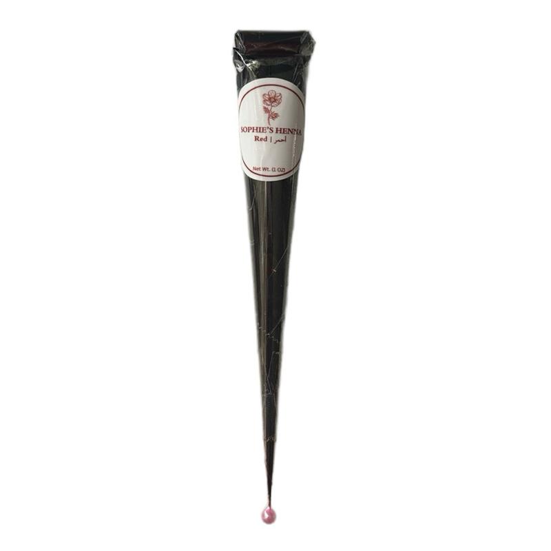 Sophie’s Henna Black/Red/Pink Henna cone - PPD and Ammonia Free - Fast 10 minute dry time - Smooth Application