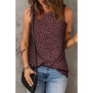 Printed Round Neck Tank