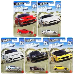 2026 Hot Wheels Silver Series Fast &Furious 25th RACE OFF Set of 5-New, in stock