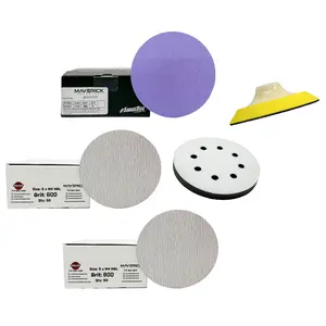 Renegade Products | Essential Sanding Bundle – 5" Ceramic & Aluminum Oxide Discs for Metal Polishing Prep (320, 600, 800 Grit)
