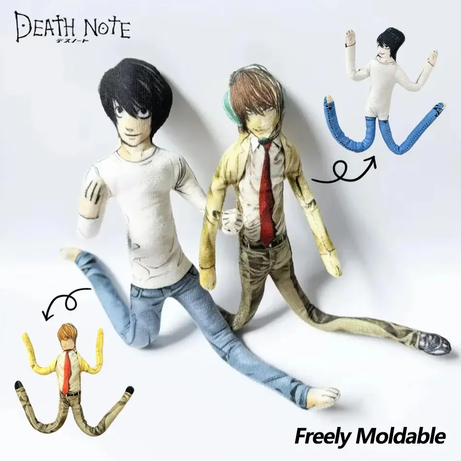 Anime Death Note L.Lawliet Cosplay Doll Toy Abstract Joint Flexible Room Decoration Halloween Mascot Soft Props Birthday Gifts