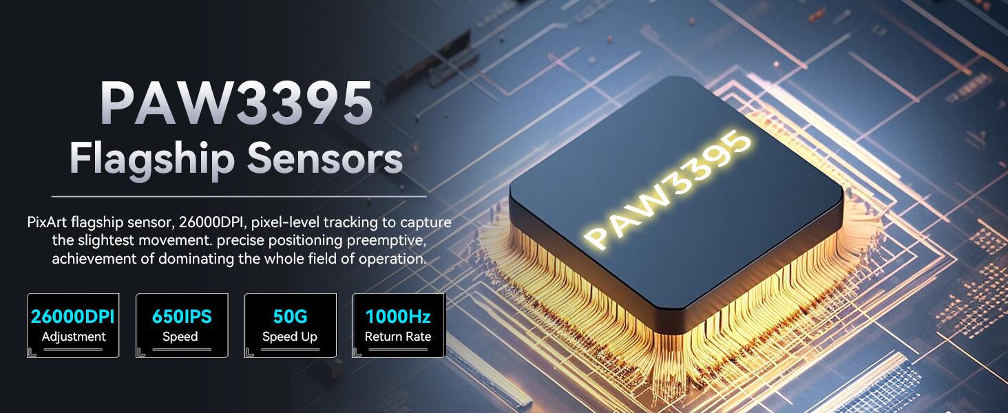 ATTACK SHARK X3 Wireless Gaming Mouse, 49g Ergonomic Computer Mouse, Triple Modes PAW3395 26K DPI Optical Sensor, 200h Battery Life, Programmable Buttons, Gaming  for PC/Laptop/Mac pc accessories