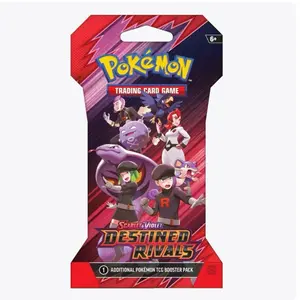 Pokémon Trading Card Game Sleeved Destined Rivals Booster Pack - Additional TCG Booster Pack for Collectors