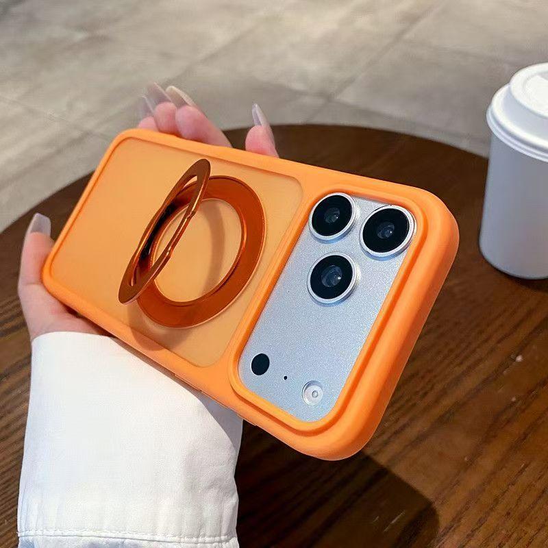 【Featured Phone Case】360° Rotatable Magnetic Kickstand Phone Case, Skin-Friendly Matte Cover, Large Camera Cutout, Full Body Shockproof Protective Case for iPhone 12-17 Pro Max Plus Air, Ideal Gift