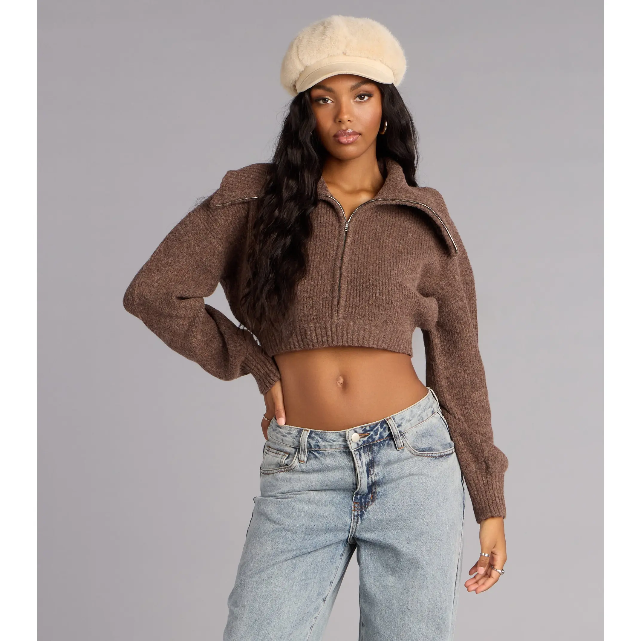 Cuddle Season Crop Sweater Cuddle Season Crop Sweater