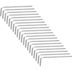 2.5mm Hex Key Wrench, Allen key Wrench,20Pcs L Shaped Wrench, Hex Key Hexagon  Replacement, Small Hex Wrench for Repairing , Furniture