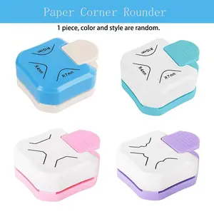 Paper Corner Rounder Punch, Corner Punch Corner Cutter Rounder for Cardstock, 3 in 1 (R4mm, R7mm, R10mm) Round Corners Cutter for Crafts, Card Making, Scrapbook Supplies, Cutting Supplies