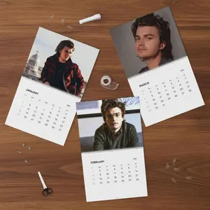 Joe #Keery as Steve Harrington, Stranger Things 2026 Wall Calendar, 2025 Desktop Calendar , Actor Wall Art, TV Show Merchandise, Gift for Fans, Room Decor